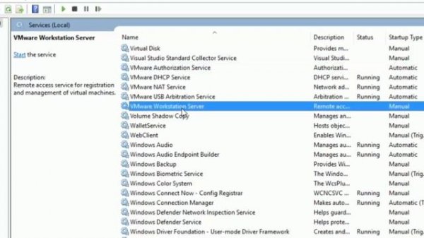 How to fix the VMware Authorization Service is not running.