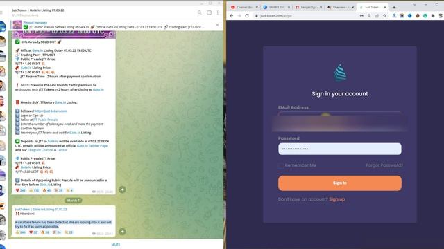 JustToken, These credentials do not match our records, Database error, Login Problem, Account Delet смотреть онлайн