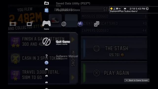 Jetpack Joyride on PS3 in HD 1080p смотреть онлайн