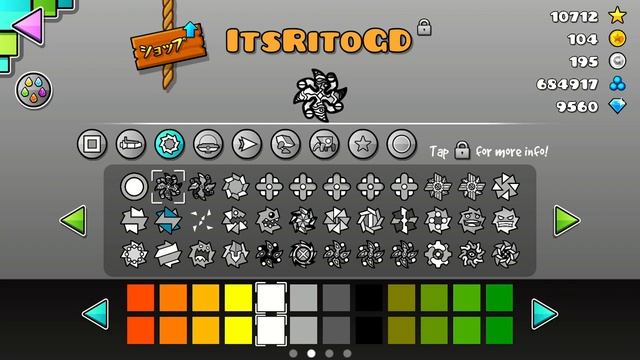 「Geometry Dash」My Texture Pack v4 by ItsRito(me) 動画で使用しているテクスチャ パック смотреть онлайн
