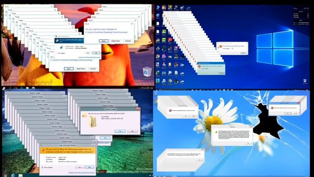 Crazy Error Windows 10 x2 y Windows 8 y 8.1 смотреть онлайн