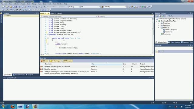 Visual C# 2010 Tutorial: How To Draw On The Desktop смотреть онлайн