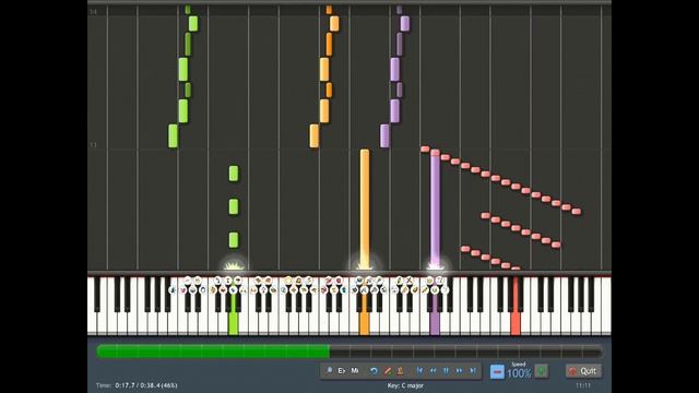 Sonic 2 "Super Sonic Music" Synthesia смотреть онлайн