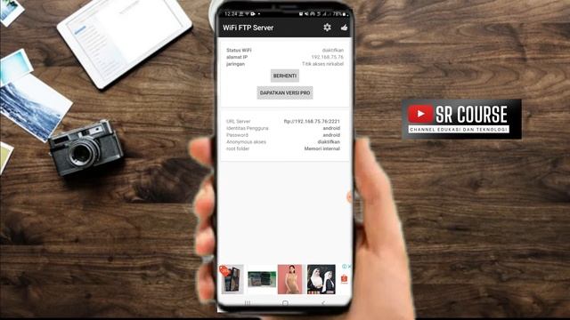Cara Mudah Transfer File dari HP Android ke PC/Laptop Menggunakan Wifi FTP Server tanpa kabel data смотреть онлайн