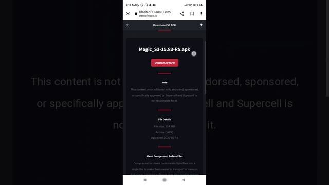 How To Download A Clash Of Magic In Android S3 Apk In Miui 13 #clashofclans