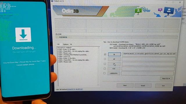 Samsung S8 SM-G950F Android 8 SWREV 4.Remove Google Account Bypass FRP. смотреть онлайн
