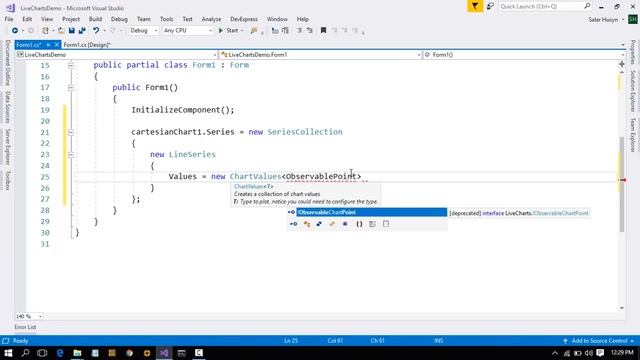 C# - Live Chart / Graph Controls in WinForm App смотреть онлайн