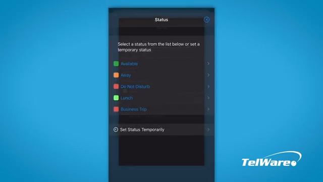 How To Change Your Status On 3CX Mobile App | TelWare Corporation смотреть онлайн