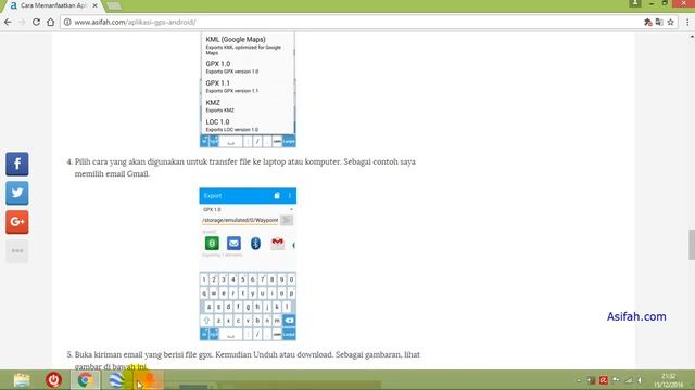 Export Data Aplikasi GPS Android Ke Google Earth смотреть онлайн