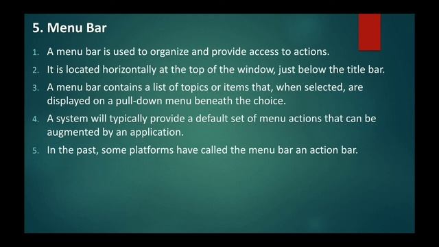 Components of Windows | Interaction styles and communication смотреть онлайн