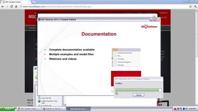 MSC Nastran, Patran Tutorial - Installation of the Student Edition смотреть онлайн