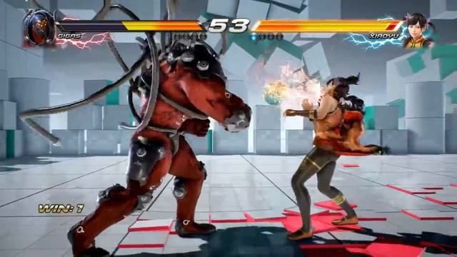 Tekken 7 Deluxe Editon Gigas VS Xiaoyu Gameplay (PC) смотреть онлайн
