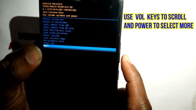 Tecno Spark 2 KA7 Hard Reset. смотреть онлайн