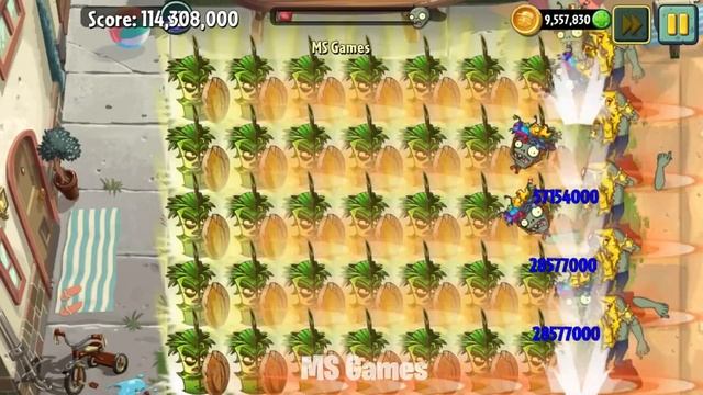 All Plants Level 100 Vs 5 Raincoat Zombies Level 30 - PvZ 2 Challenge смотреть онлайн