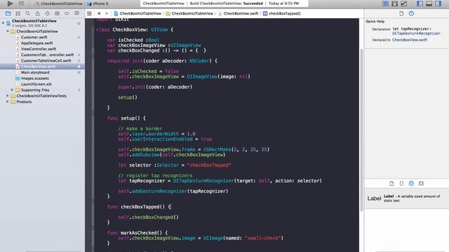 Learning iOS Development Part 77 (Custom CheckBox in UITableView) смотреть онлайн
