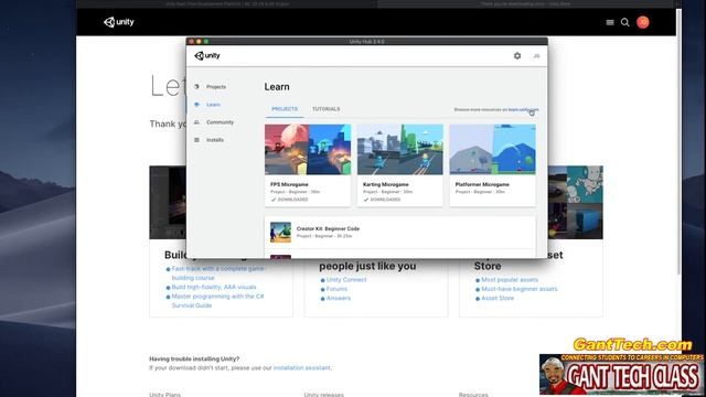 Unity Hub: New User Installation Error & Fix to install Unity on Mac Computers смотреть онлайн