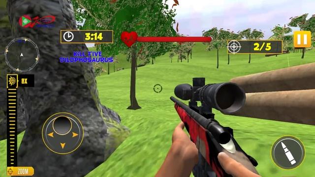 DINO HUNTING 3D 2020 - Walkthrough Gameplay - INTRO (Android) смотреть онлайн
