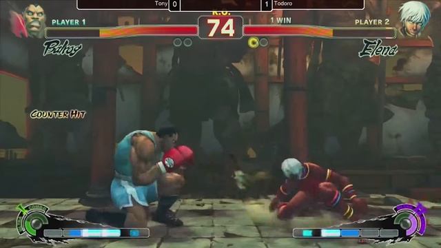 USF4 Tony (sakura) vs My Neighbor Todoro (elena) Losers Finals смотреть онлайн