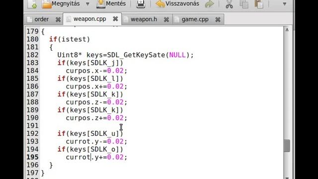 FPS Game (OpenGL,SDL,C++) Tutorial 7 - Create The Weapon Class