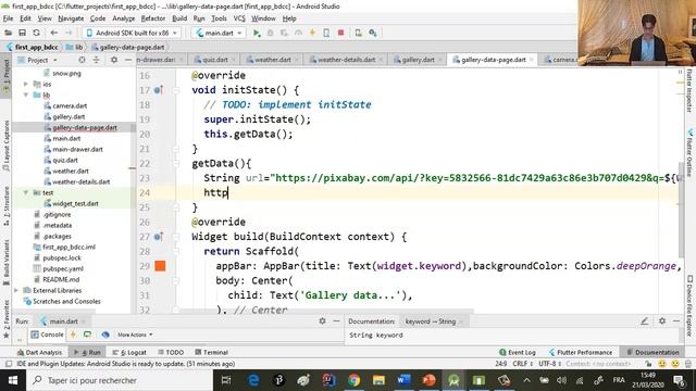 Part 8 FLUTTER Framework for Native Cross Platform Mobile Development - Gallery Application смотреть онлайн