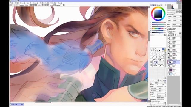 Digital Art Process - Paint Tool Sai смотреть онлайн