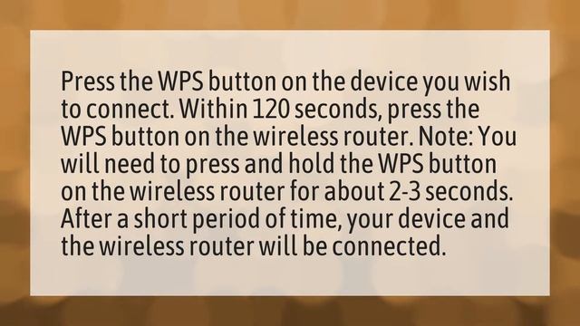 How long do you have to hold WPS button? смотреть онлайн