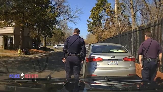 Michigan Cop Shatters Car Window After Driver Refuses To Give ID смотреть онлайн
