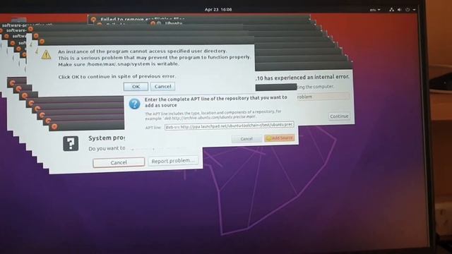 Ubuntu Crazy error смотреть онлайн