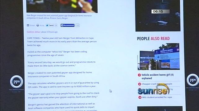 12 Year old Computer Whizz Kid on e.TV смотреть онлайн