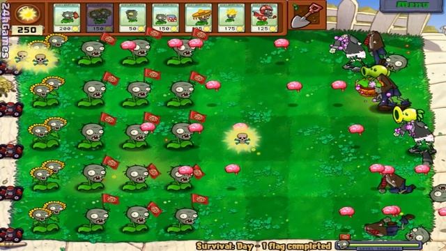 Plants vs Zombies Mod - Repeater ZomPlant vs All ZomBotany: Pvz HARD MOD смотреть онлайн