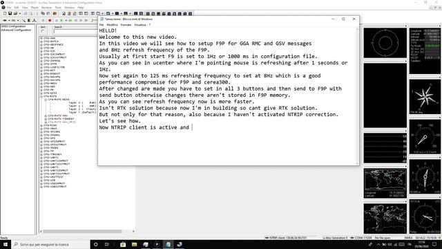 Ublox F9P basic setup for Cerea смотреть онлайн