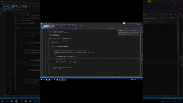 Unity3D "Debug.Log" in built game for mobile смотреть онлайн