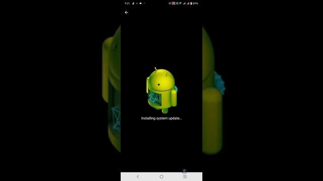 Fake Update Android Screen Tutorial