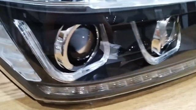 35W H7 LED DRL Turn Signal Bi Xenon Headlamp headlight Assembly For Dodge Journey 2009-2017 смотреть онлайн