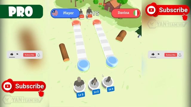 NOOB vs PRO vs HACKER - Pusher 3D (Gameplay Android,iOS) смотреть онлайн