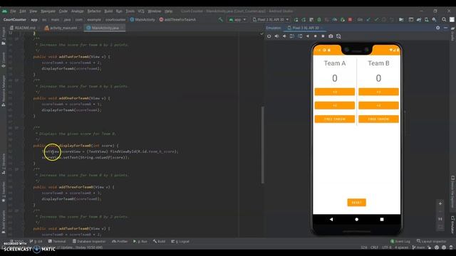 Android Studio Court Counter смотреть онлайн