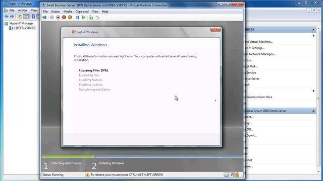 Step 5 - Building your SBS 2008 VM смотреть онлайн