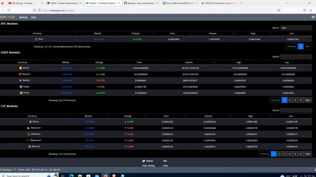 Đào Solo Dero coin (DERO) bằng Máy Tính Windows kiếm tiền, VPS Mining Dero coin l Dero Solo Mining смотреть онлайн