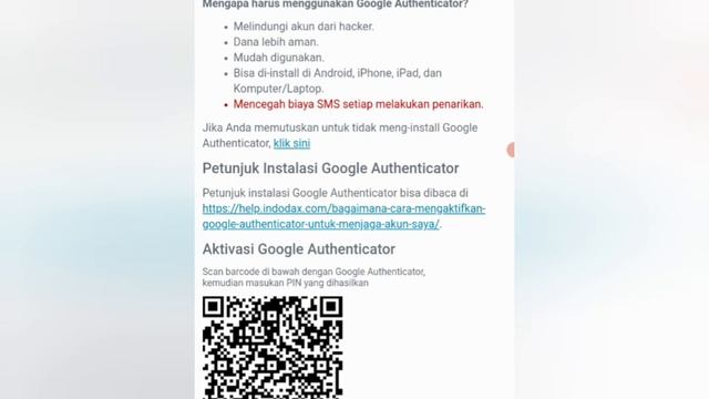 ⚫TUTORIAL LENGKAP ‼CARA MENGAKTIFKAN GOOGLE AUTHENTICATOR DI AKUN INDODAX TERBARU - VIA HP ANDROID смотреть онлайн