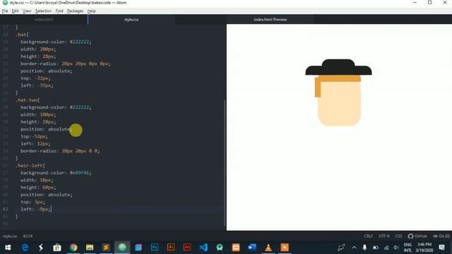 How to Make Cartoon Character with HTML/CSS With Source code смотреть онлайн