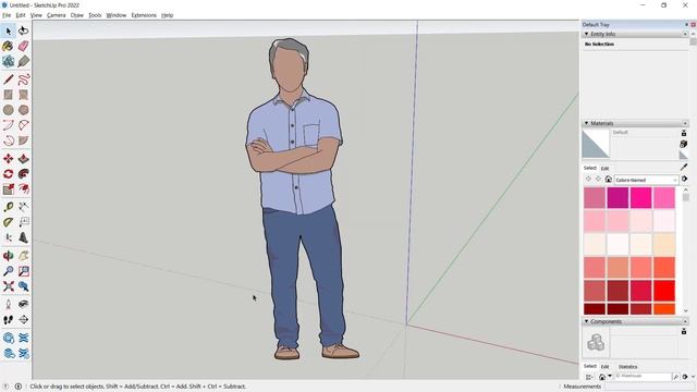 Sketchup How To Zoom Out Tutorial смотреть онлайн