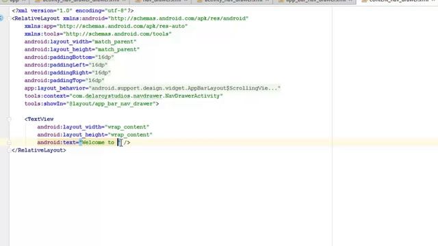 Android Material Design Navigation Drawer смотреть онлайн
