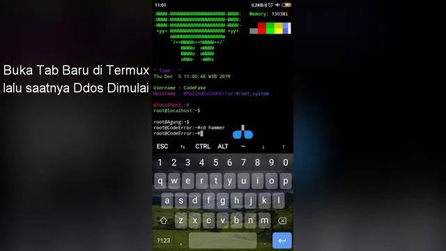 Cara Hack Website via Android Termux 2019 смотреть онлайн