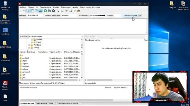 Como Usar FileZilla Client (Cliente FTP) Tutorial 2020 смотреть онлайн