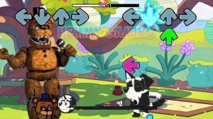 FNF FNAF vs Bluey, Bingo & Mackenzie Sings Can Can | Friday Night at Freddy's FNF Mods