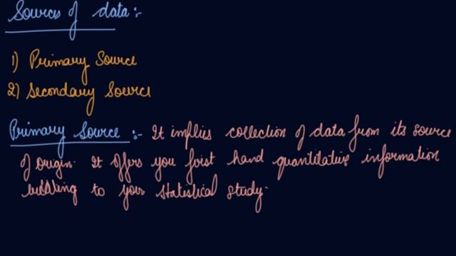 Sources of Data | Class 11 Statistics Collection of Data смотреть онлайн
