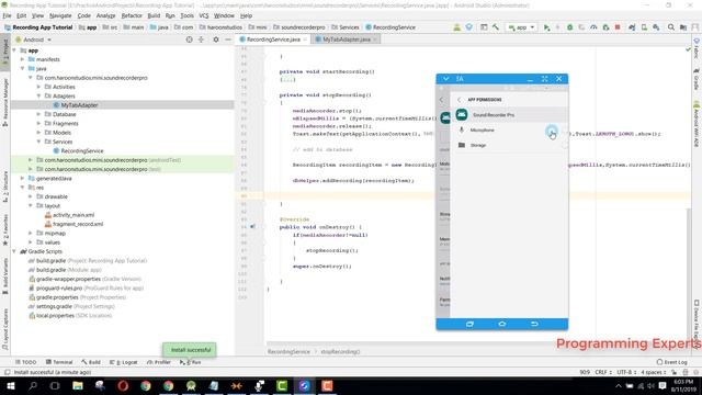 Audio Recorder App in Android PART 8 (HALF DEMO) смотреть онлайн