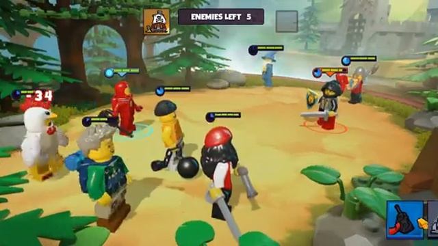 مفاجأة ظهور الفارس المحارب فى LEGO Legacy Heroes смотреть онлайн