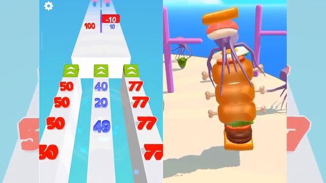 Sandwich Runner | Number Master - All Level Gameplay Android,iOS NEW APK MEGA UPDATE смотреть онлайн