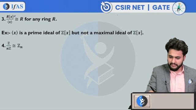 Quotient Rings | Ring Theory | CSIR NET Mathematics 2024 | IFAS | Lec 4 смотреть онлайн